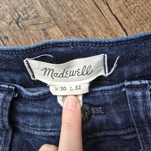 Madewell Men's Dark Blue Slim Jeans - Picture 2 of 4